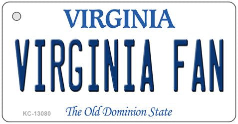 Virginia Fan Novelty Metal Key Chain KC-13080