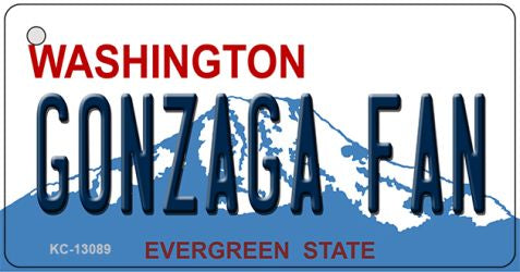 Gonzaga Fan Novelty Metal Key Chain KC-13089