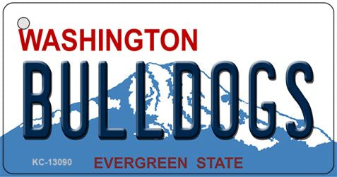 Bulldogs Novelty Metal Key Chain KC-13090