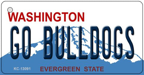 Go Bulldogs Novelty Metal Key Chain KC-13091
