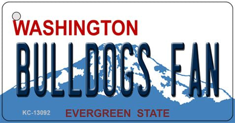 Bulldogs Fan Novelty Metal Key Chain KC-13092