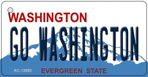 Go Washington Novelty Metal Key Chain KC-13093
