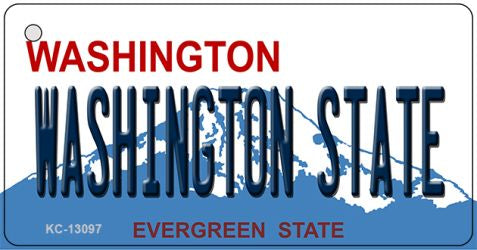 Washington State Novelty Metal Key Chain KC-13097