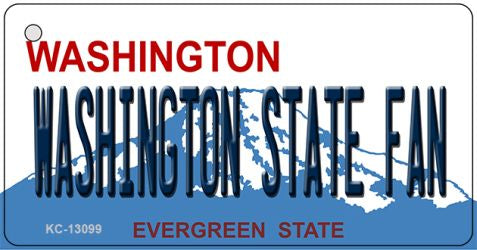 Washington State Fan Novelty Metal Key Chain KC-13099