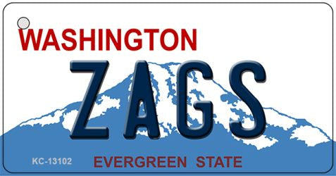 Zags Novelty Metal Key Chain KC-13102