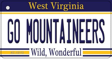 Go Mountaineers Novelty Metal Key Chain KC-13112