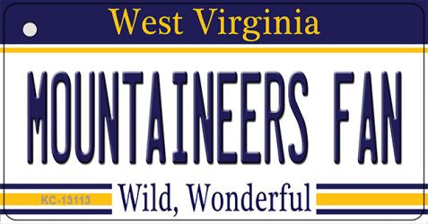 Mountaineers Fan Novelty Metal Key Chain KC-13113
