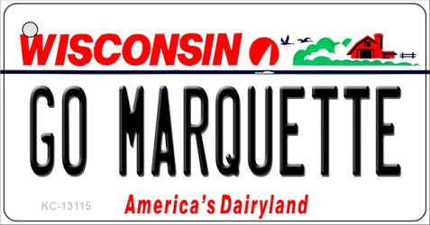 Go Marquette Novelty Metal Key Chain KC-13115