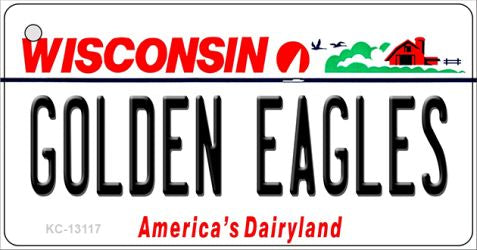 Golden Eagles Novelty Metal Key Chain KC-13117