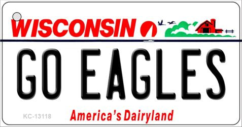 Go Eagles Novelty Metal Key Chain KC-13118