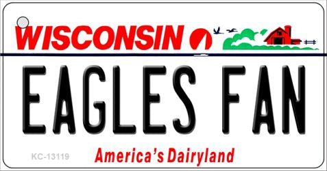 Eagles Fan Novelty Metal Key Chain KC-13119