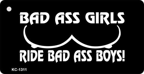 Bad Ass Girls Novelty Aluminum Key Chain KC-1311