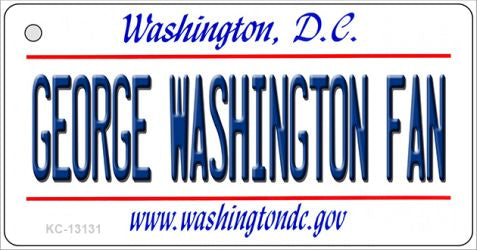 George Washington Fan Novelty Metal Key Chain KC-13131