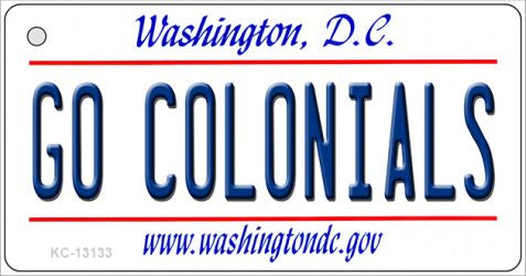 Go Colonials Novelty Metal Key Chain KC-13133