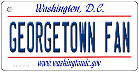 Georgetown Fan Novelty Metal Key Chain KC-13137