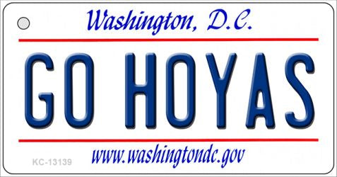 Go Hoyas Novelty Metal Key Chain KC-13139