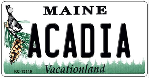 Acadia Maine Novelty Metal Key Chain KC-13146