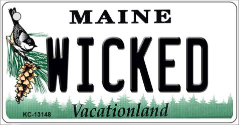 Wicked Maine Novelty Metal Key Chain KC-13148