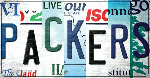 Packers Strip Art Novelty Metal Key Chain KC-13153