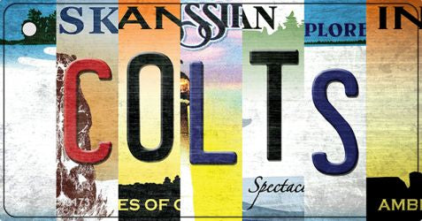 Colts Strip Art Novelty Metal Key Chain KC-13173