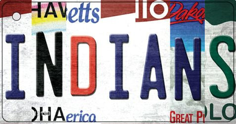 Indians Strip Art Novelty Metal Key Chain KC-13190