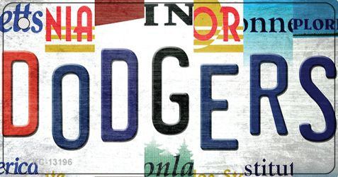 Dodgers Strip Art Novelty Metal Key Chain KC-13196