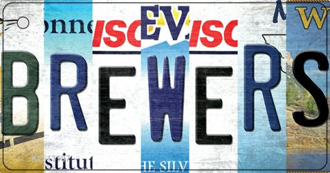 Brewers Strip Art Novelty Metal Key Chain KC-13197