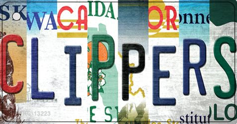 Clippers Strip Art Novelty Metal Key Chain KC-13223