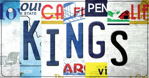 Kings Strip Art Novelty Metal Key Chain KC-13236