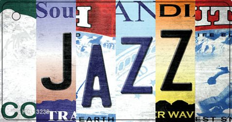 Jazz Strip Art Novelty Metal Key Chain KC-13239