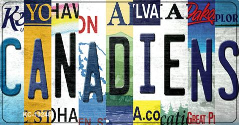 Canadiens Strip Art Novelty Metal Key Chain KC-13245