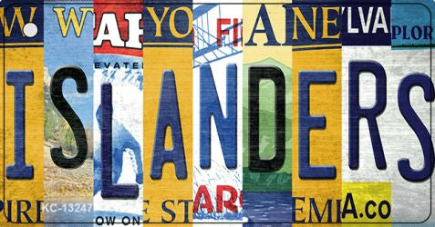 Islanders Strip Art Novelty Metal Key Chain KC-13247
