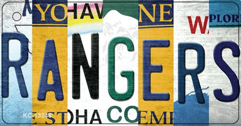 Rangers Strip Art Novelty Metal Key Chain KC-13248