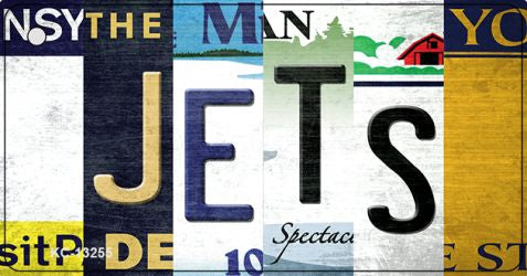 Jets Strip Art Novelty Metal Key Chain KC-13255