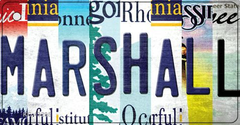 Marshall Strip Art Novelty Metal Key Chain KC-13285