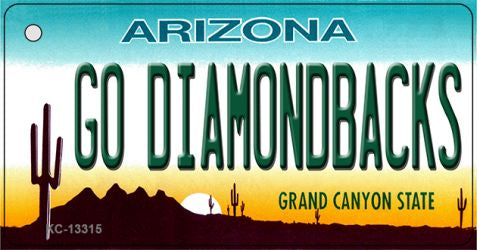Go Diamondbacks Novelty Metal Key Chain KC-13315