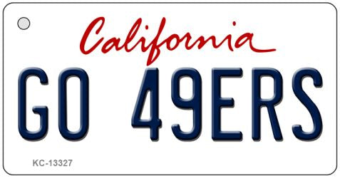 Go 49ers Novelty Metal Key Chain KC-13327