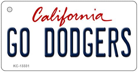 Go Dodgers Novelty Metal Key Chain KC-13331