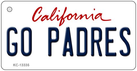 Go Padres Novelty Metal Key Chain KC-13335