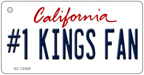 Number 1 Kings Fan Novelty Metal Key Chain KC-13350