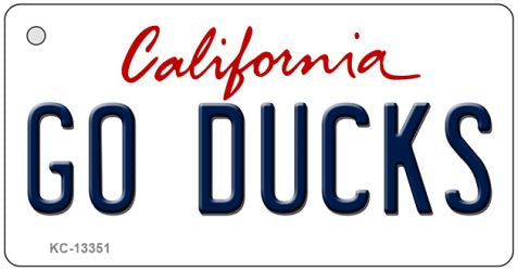 Go Ducks Novelty Metal Key Chain KC-13351