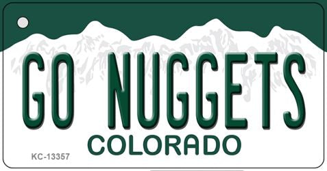 Go Nuggets Novelty Metal Key Chain KC-13357
