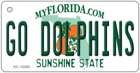 Go Dolphins Novelty Metal Key Chain KC-13363