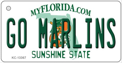 Go Marlins Novelty Metal Key Chain KC-13367