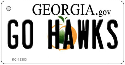 Go Hawks Novelty Metal Key Chain KC-13383