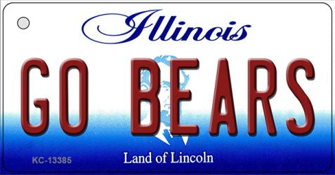 Go Bears Novelty Metal Key Chain KC-13385