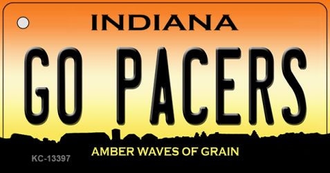 Go Pacers Novelty Metal Key Chain KC-13397