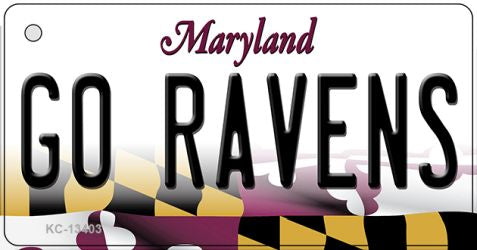 Go Ravens Novelty Metal Key Chain KC-13403