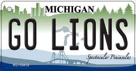 Go Lions Novelty Metal Key Chain KC-13415