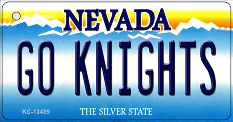 Go Golden Knights Novelty Metal Key Chain KC-13439